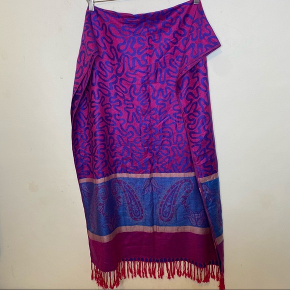 NWT Pashmina 100% Pashmina Cashmere Scarf/ Shawl - Picture 11 of 12